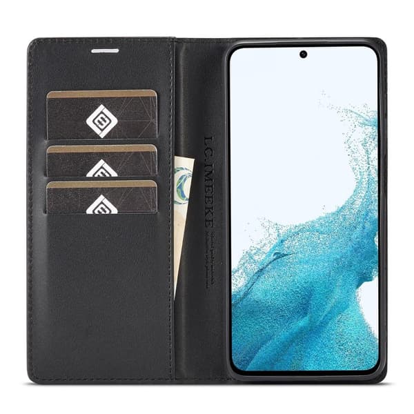 LC.IMEEKE Pung Taske til Samsung Galaxy A14 5G/4G - Sort