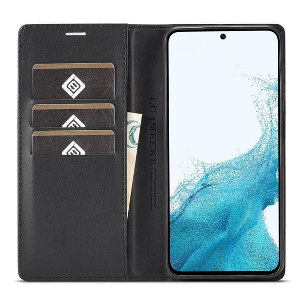 LC.IMEEKE Lompakkokotelo Samsung Galaxy A34 5G - Musta