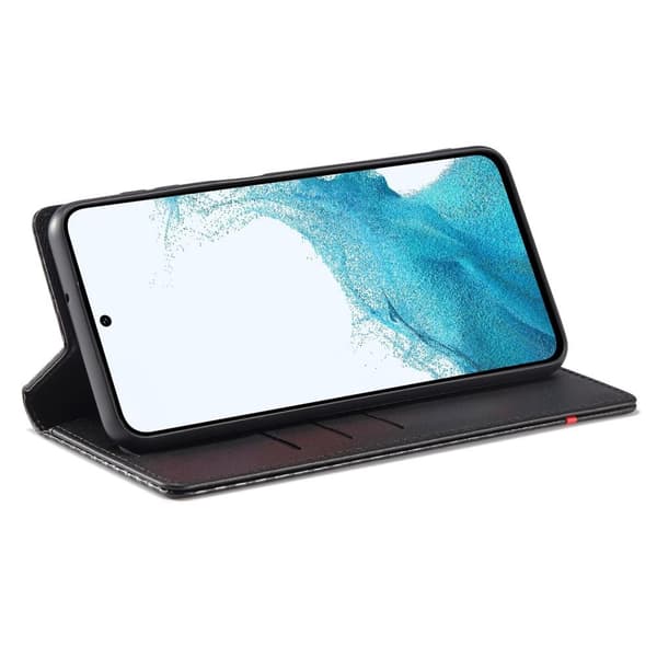 LC.IMEEKE Lompakkokotelo Samsung Galaxy A34 5G - Musta