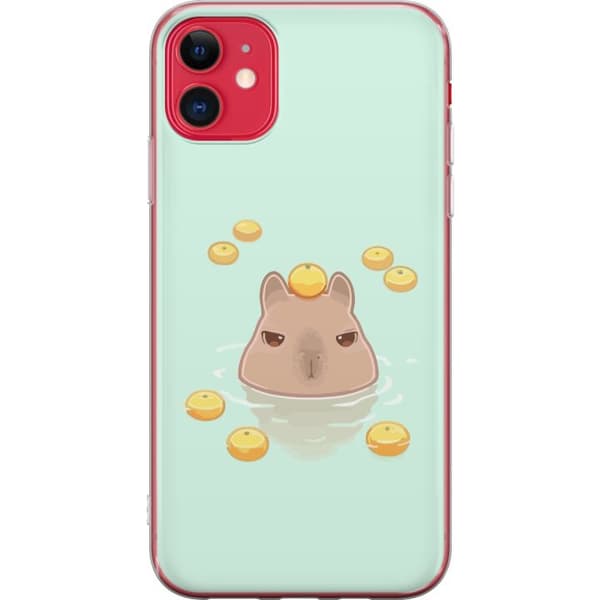 Apple iPhone 11 Gennemsigtig cover Capybara