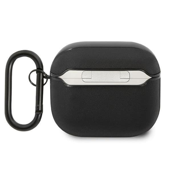AMG AirPods 3 Skal Läder Big Logo - Svart