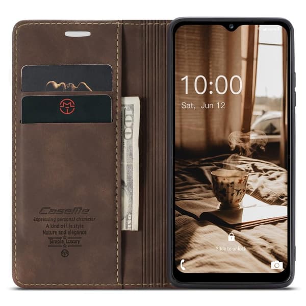 CASEME Plånboksfodral Samsung Galaxy A34 - Coffee