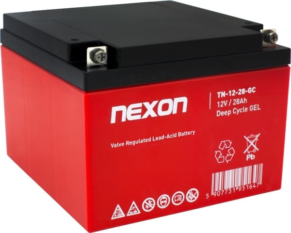 Nexon TN-GEL-22 12V 22Ah geeliakku - syväpurkaus ja syklinen toiminta