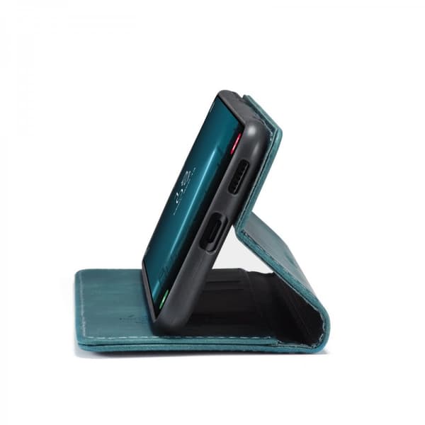 CaseMe Slim Plånboksfodral Samsung Galaxy S22 Plus Blå
