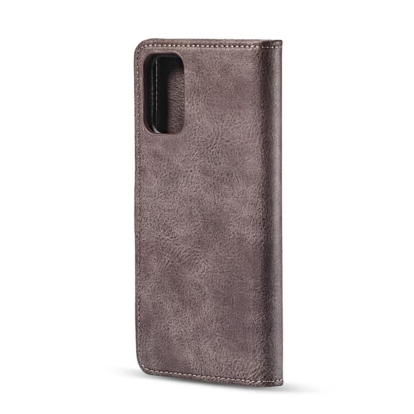 DG.MING 2-in-1 Magnet Wallet Samsung Galaxy S20 Brun