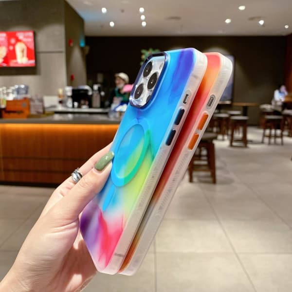 iPhone 13 Pro Max MagSafe Mobilskal - Mångfärgad Abstrakt