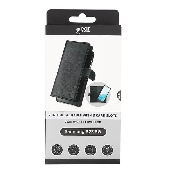 Gear Mobildeksel 2-i-1 Svart - Samsung S23 5G