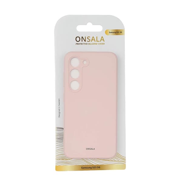Onsala Mobildeksel Silikon Chalk Pink - Samsung S23 5G