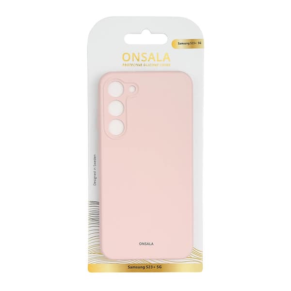 Onsala Mobildeksel Silikon Chalk Pink - Samsung S23+ 5G