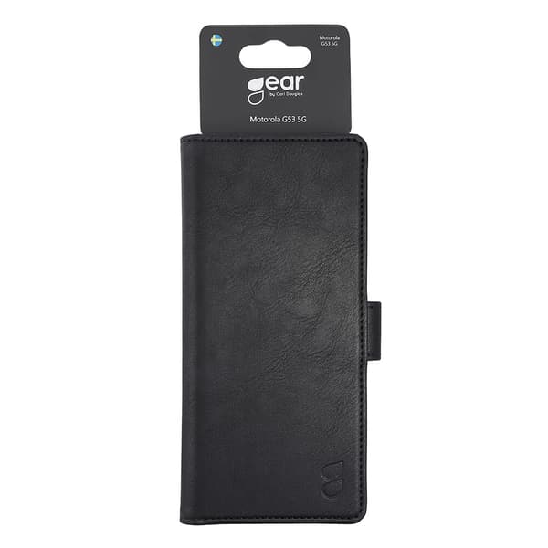 Gear Wallet Case Black - Motorola Moto G53 5G