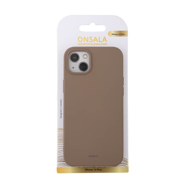 Onsala Backcover Silicone iPhone 14 Plus 6,7" Summer Sand