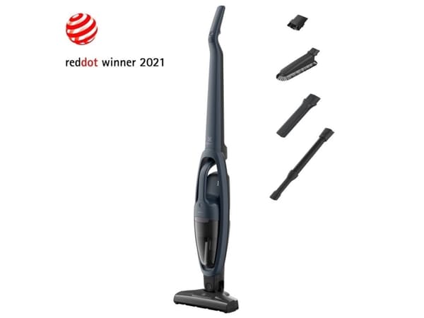 Electrolux ES31C183DB, 2-in-1 stick vacuum, Utan påse, Svart, 0,5 l, Torr, Filtrering