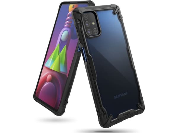 Ringke Fusion X Samsung M51 M515 sort/svart