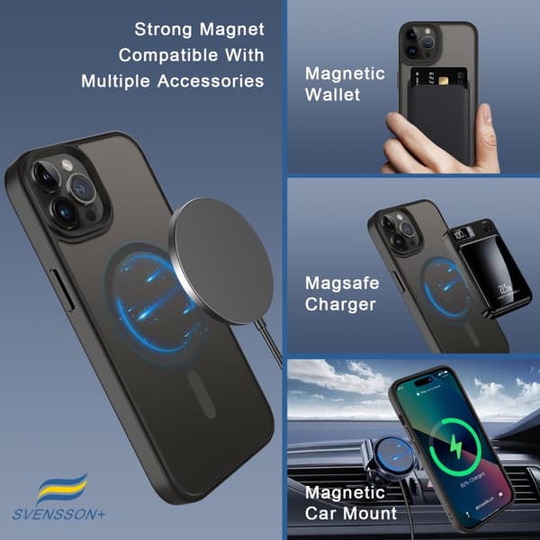 Svensson Plus Dark Clear Case with MagSafe for iPhone 13 Pro
