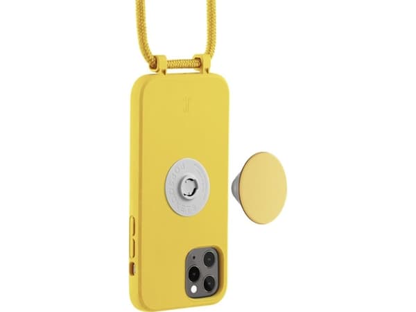 Just Elegance Case JE PopGrip iPhone 11 Pro 5.8" yellow/rabbit`s peacock 30052 (Just Elegance)