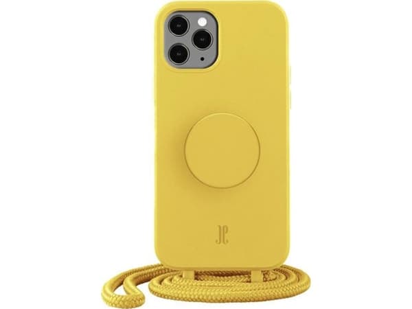 Just Elegance Case JE PopGrip iPhone 11 Pro 5.8" yellow/rabbit`s peacock 30052 (Just Elegance)