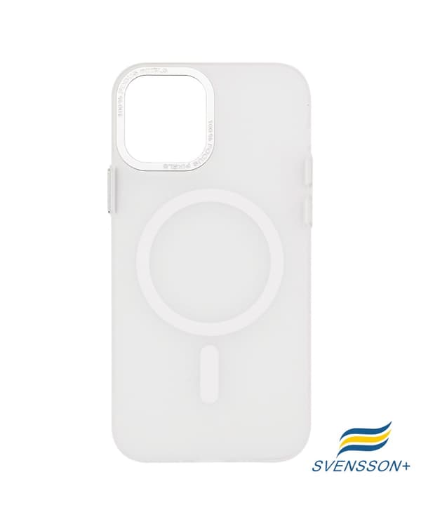Svensson Plus Ultra-thin Frosted MagSafe Case for iPhone 13 White