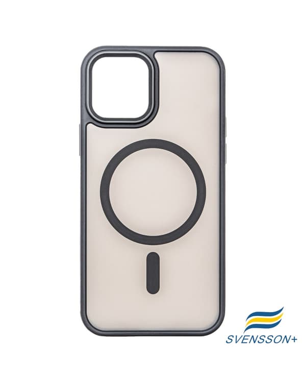 Svensson Plus Frosted MagSafe Case for iPhone 12 Black
