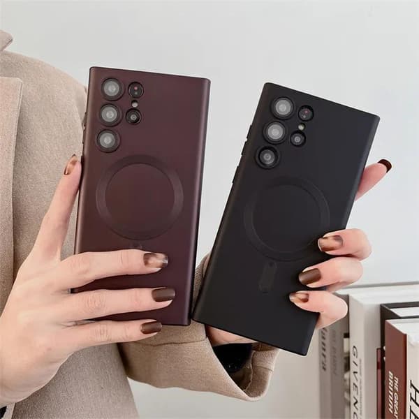 S23 Ultra 5G Mobile Case - Feel the Power of Metal supports magnetic charging