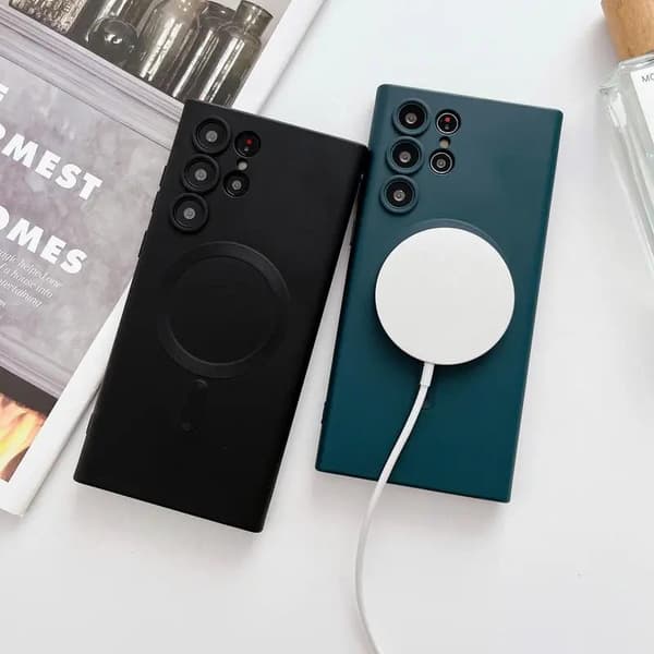 S23 Ultra 5G Mobile Case - Feel the Power of Metal supports magnetic charging