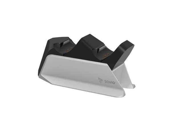 Savio GCS-01, Latausjärjestelmä, PlayStation 5, Musta, Valkoinen, Langallinen, 1 m, 130 g