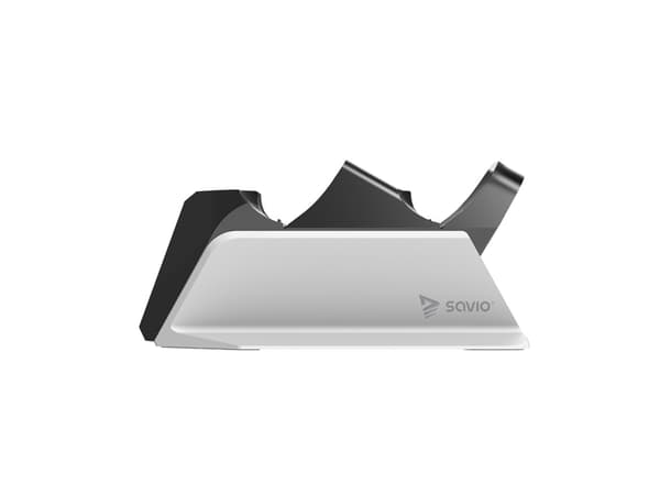 Savio GCS-01, Latausjärjestelmä, PlayStation 5, Musta, Valkoinen, Langallinen, 1 m, 130 g