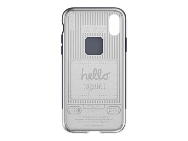 Spigen Classic C1, Suojus, Apple, iPhone X, 14,7 cm (5.8"), Grafiitti