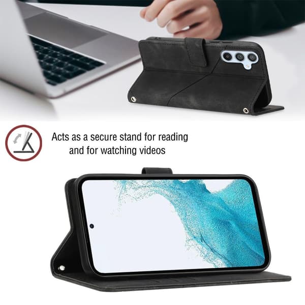 Samsung Galaxy A54 5G Lommebok-deksel - Svart