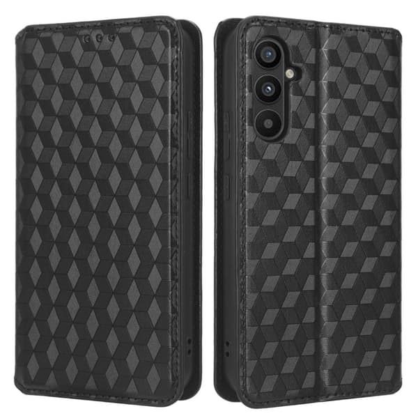 Rhombus Lompakkokotelo Samsung Galaxy A34 5G - Musta