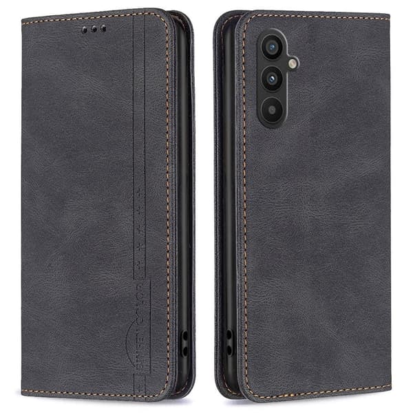 BINFEN COLOR Plånboksfodral för Samsung Galaxy A34 5G - Svart