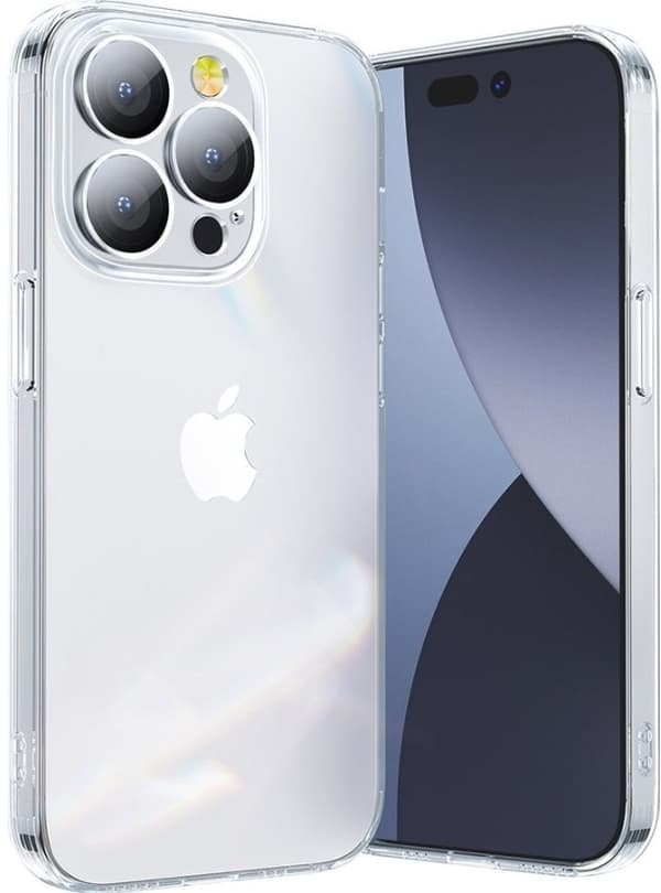 Joyroom 14Q Case iPhone 14 Plus Case Case with Camera Cover Transparent (JR-14Q3 transparent)