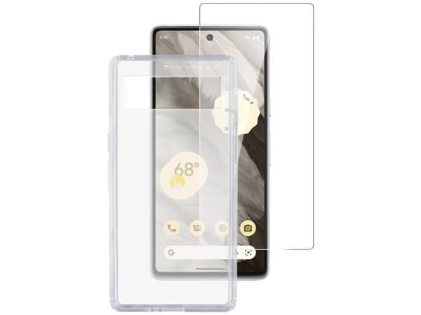 4smarts - 360° starter set - beskyttelsesboks for mobiltelefon - herdeet glass (10 H), oleofobisk belegg, termoplast-polyuretan (TPU), hydrophobic co