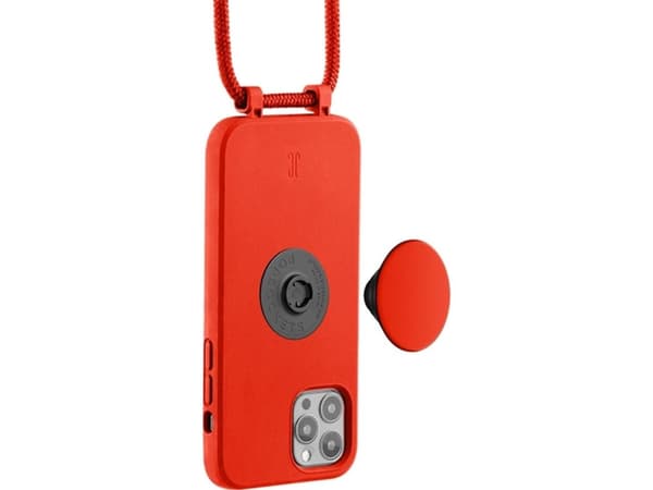 Dėklas Just Elegance Just Elegance PopGrip Apple iPhone 12 / 12 Pro raudona / raudona 30034