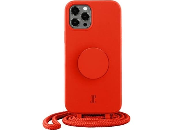 Dėklas Just Elegance Just Elegance PopGrip Apple iPhone 12 / 12 Pro raudona / raudona 30034