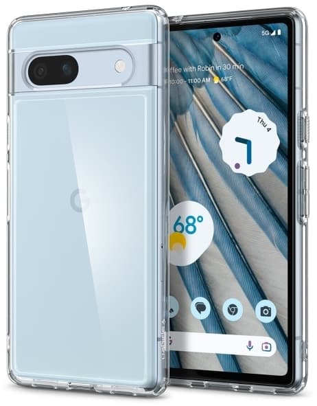 Spigen Ultra Hybrid, Omslag, Google, Pixel 7a, 15,5 cm (6.1"), Transparent