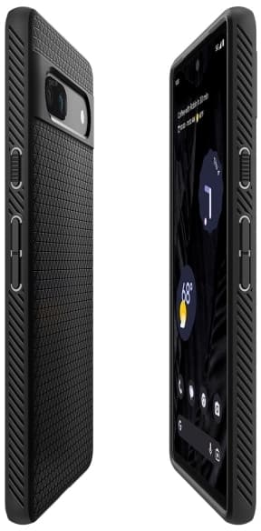 Spigen Liquid Air, Omslag, Google, Pixel 7a, 15,5 cm (6.1"), Svart