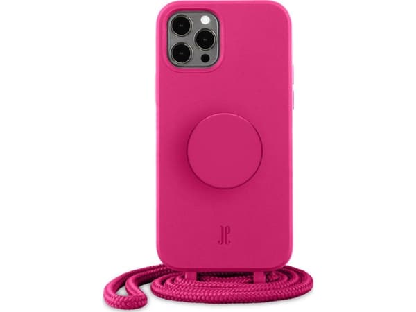 JE PopGrip Apple iPhone 12/12 Pro 6,1" telefondeksel rosa 30090 (Just Elegance)