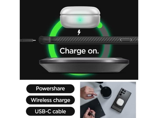 Spigen Rugged Armor, Etui, Samsung, Galaxy S23 Ultra, 17,3 cm (6.8"), Sort