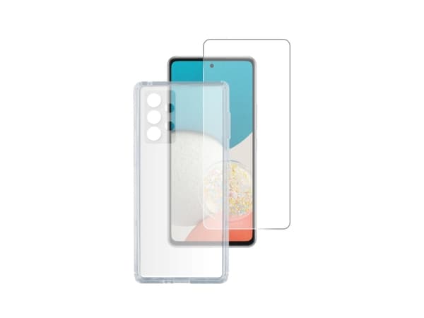 4smarts - 360° starter set - beskyttelsesboks for mobiltelefon - oleofobisk belegg, termoplast-polyuretan (TPU), herdeet glass (10 H), hydrophobic co