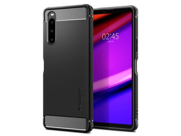 Spigen Rugged Armor, Suojus, Sony, Sony Xperia 10 V, 15,5 cm (6.1"), Musta