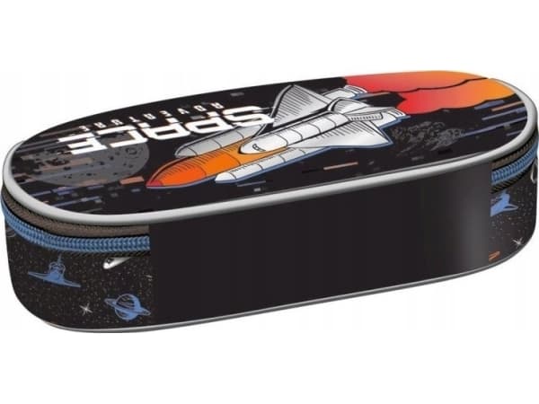 MAJEWSKI pennal Oval pennal med klaff PCL-01 Space