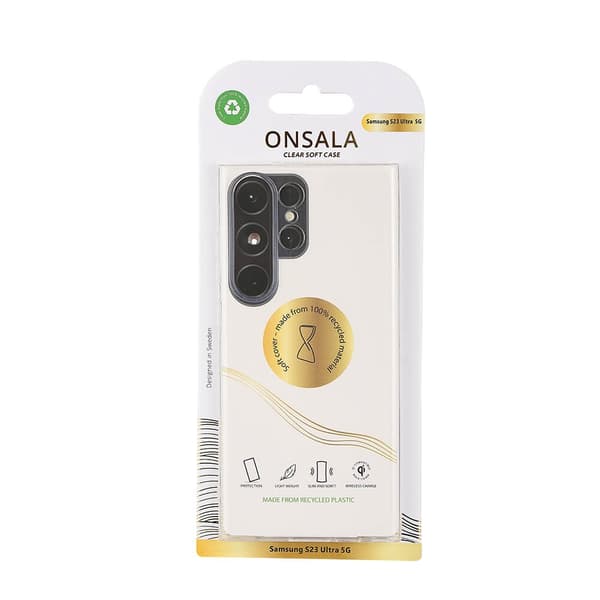 Onsala Back Recycled Clear Case TPU Samsung Galaxy S23 Ultra 5G