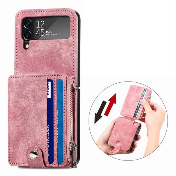 Samsung Galaxy Z Flip 4 - Mobilskal med Kortfack