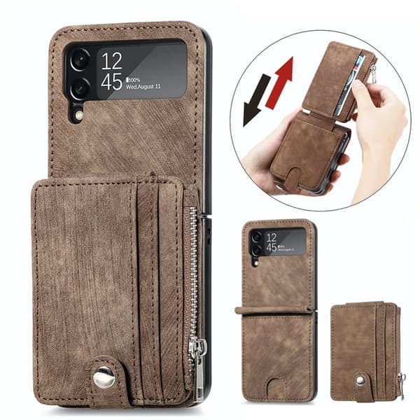 Stilsäkert Skal med Kortfack - Samsung Galaxy Z Flip 4