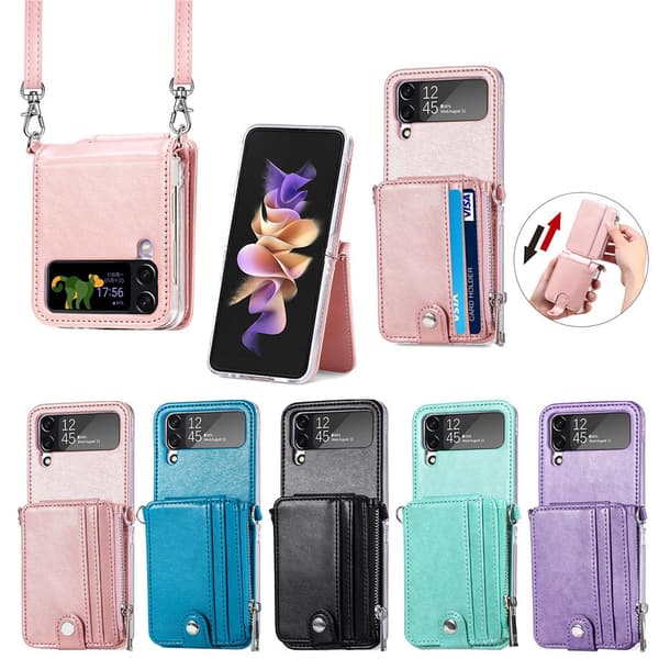 Samsung Galaxy Z Flip 3 - Mobilskal med Korthållare