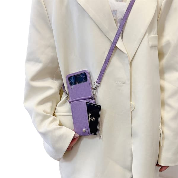 Samsung Galaxy Z Flip 3 - Mobilskal med Korthållare