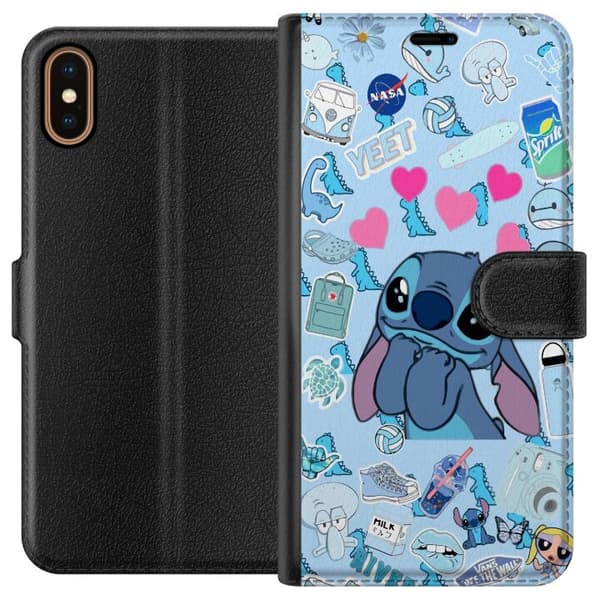 Apple iPhone X Lommeboketui Stitch