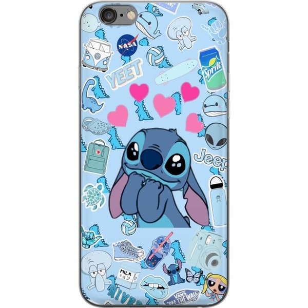 Apple iPhone 6s Plus Läpinäkyvä kuori Stitch