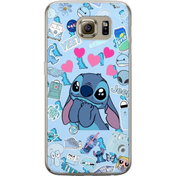 Samsung Galaxy S6 Läpinäkyvä kuori Stitch