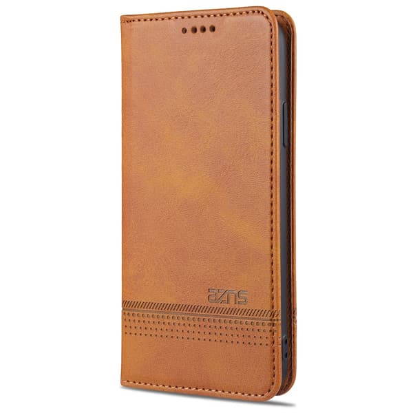 Lättanvänt AZNS Plånboksfodral - Xiaomi Redmi 9AT Brun